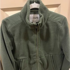 Small Cuts Sherpa full zip jacket